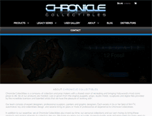 Tablet Screenshot of chroniclecollectibles.com